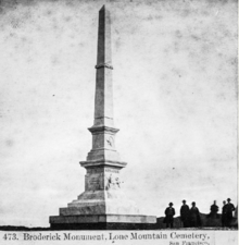 Broderick's Monument, circa 1867
