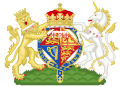 Arms of Princess Elizabeth, Duchess of Edinburg (1947-1952)
