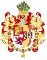 Coat of Arms of John of Austria (1545-1578) A natural child of Emperor Charles V