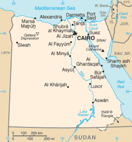 Egitto - Mappa