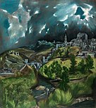 Gezicht op Toledo, El Greco