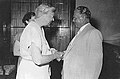 Eleanor Roosevelt and Josip Broz Tito in Brioni,Yugoslavia, 1953