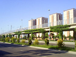 Elevated tracks in Jerez de la Frontera