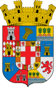 Corona mural genérica en el escudo de la provincia de Almería.