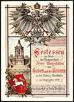 Thumbnail for File:Festessen Kaiser Wilhelm 1898 (front page).jpg