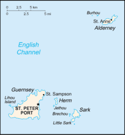 Lokasi Guernsey