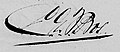 Handtekening Cornelis Leonardus Jacobus Bos (1814-1917)