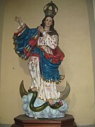 Replica de La Virgen del Apocalipsis de Bernardo de Legarda en la Iglesia de San Francisco (Popayán)