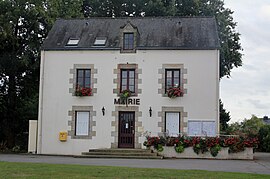 The town hall in La Croix-Helléan