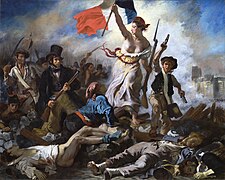 La Liberté guidant le peuple - Eugène Delacroix - Musée du Louvre Peintures RF 129 - après restauration 2024.jpg