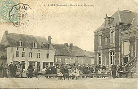 Le marché de Liart (23 mars 1905)