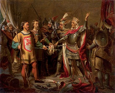 Władysław Jagiełło before the Battle of Grunwald