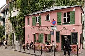 La Maison Rose de Germaine Pichot, située rue des Saules.