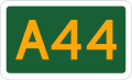 Alphanumeric route marker