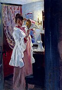 Enteriőr, Marie Krøyer (1889)