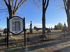 Cimetière de la paroisse catholique, boulevard Saint-Joseph, (Route 159)[28]