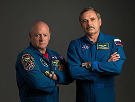 Scott Kelly e Mikhail Korniyenko