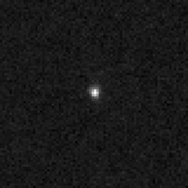 Седна на фотографии телескопа «Хаббл» (2004) На этой фотографии карликовая планета занимает область лишь в один пиксель[1]