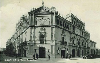 Teatro Cervantes um 1920