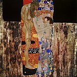 De drie levensfasen van de vrouw, Klimt