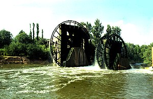 オロンテス川、ハマー付近で回る水車