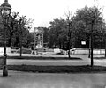 Trabajos de la reconstrucción en el Burggarten (17 de abril de 1953).