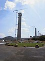 Millau Viaduct under construction