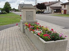 Fontaine fleurie.