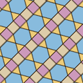 同相截半六边形柱镶嵌，一种不完全正镶嵌