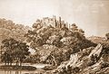 Berry Pomeroy - Castle from Lysons, 1822
