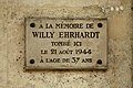 Le résistant Willy Ehrhardt est mort au no 4 pendant la Libération de Paris en 1944.