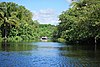 Channel from beach to lagoon at La Ventanilla