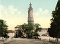 Photomechanical print: The castle in Weimar (1900)