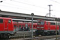 Zugdeckungssignale für beidseitige Zugeinfahrten in Nürnberg Hbf