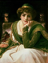 Desdémone par Frederic Leighton (vers 1888).