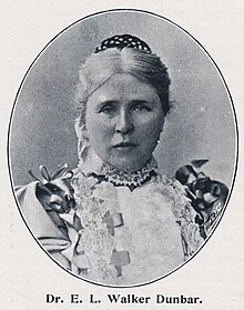 Photographic portrait of Eliza Walker Dunbar