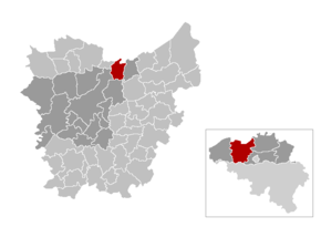 Wachtebeke în Provincia Flandra de Est