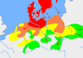 The expansion of the Germanic tribes 750 BC – 1 AD