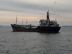 Greek bunker vessel AGIA ZONI III at Piraeus roadstead