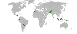 Mapa dos memvros do G11.