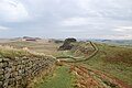 Muro de Hadrian preto de Housesteads