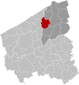 Jabbeke în Provincia Flandra de Vest