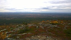 View from the top of Kätkätunturi