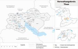 Location of Circol aministratìf de Thun