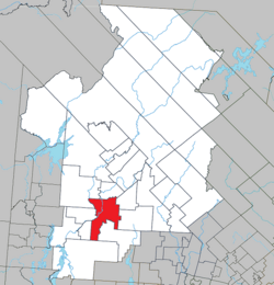 Location within Antoine-Labelle RCM