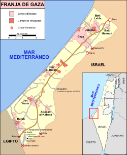 Situación d'a Francha de Gaza