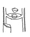 隔壁部分の模式図