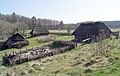 Overbygaard, en rekonstrueret gård fra romersk jernalder.