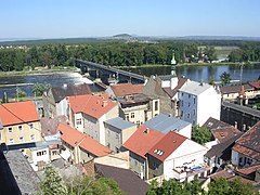 El río en Roudnice nad Labem