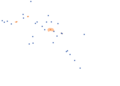 Map of roundabouts of Brașov